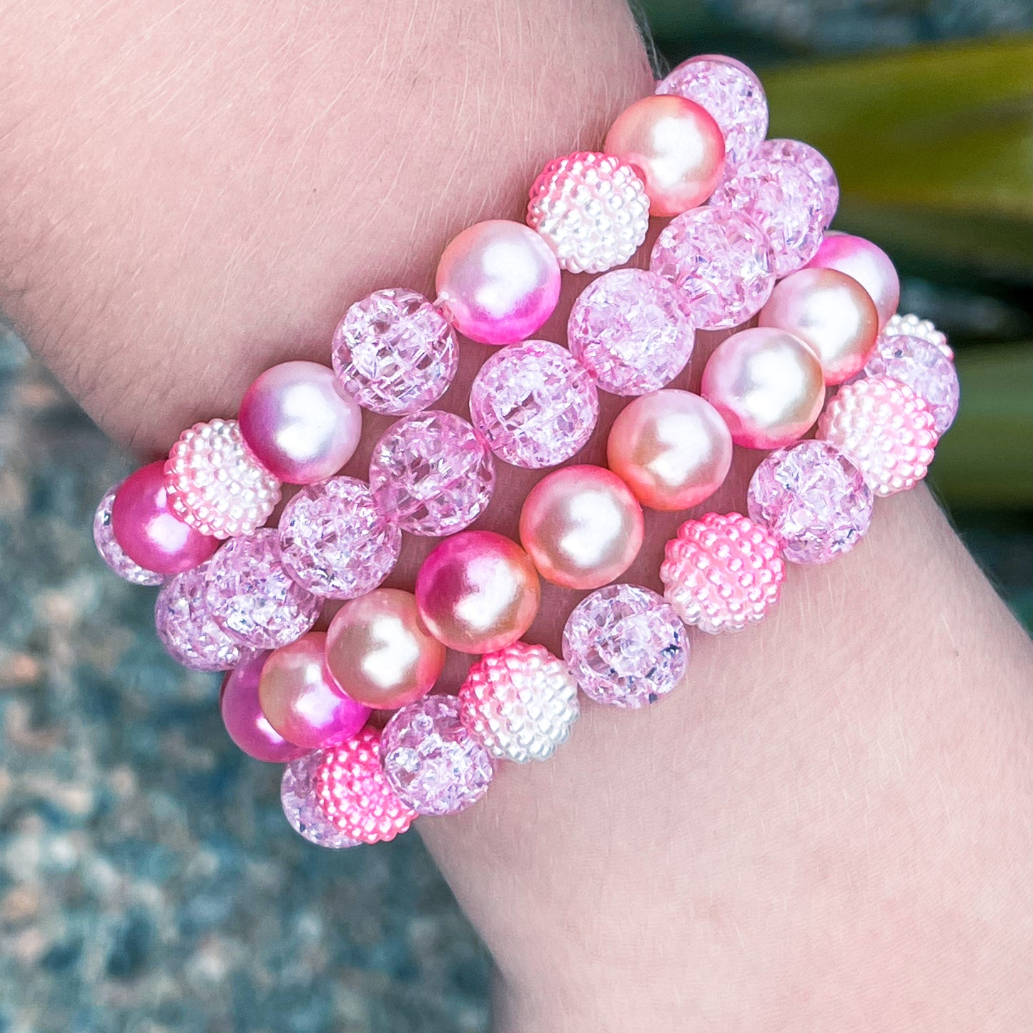 Pink Bracelet Stack