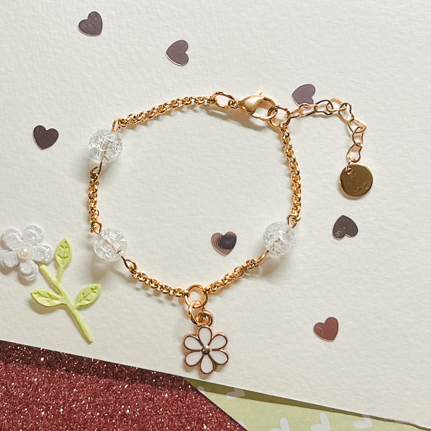 Flower Crystals Bracelet