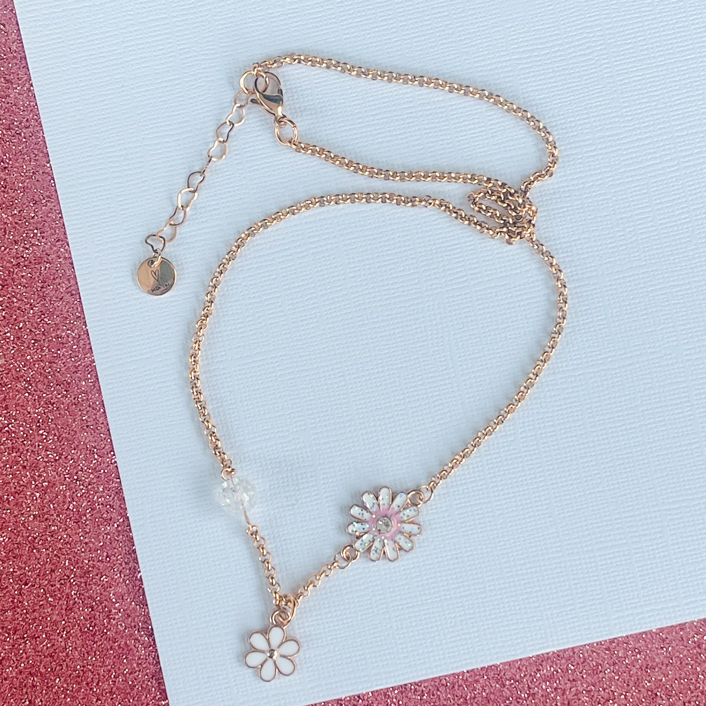 Pink Petals Springtime Necklace