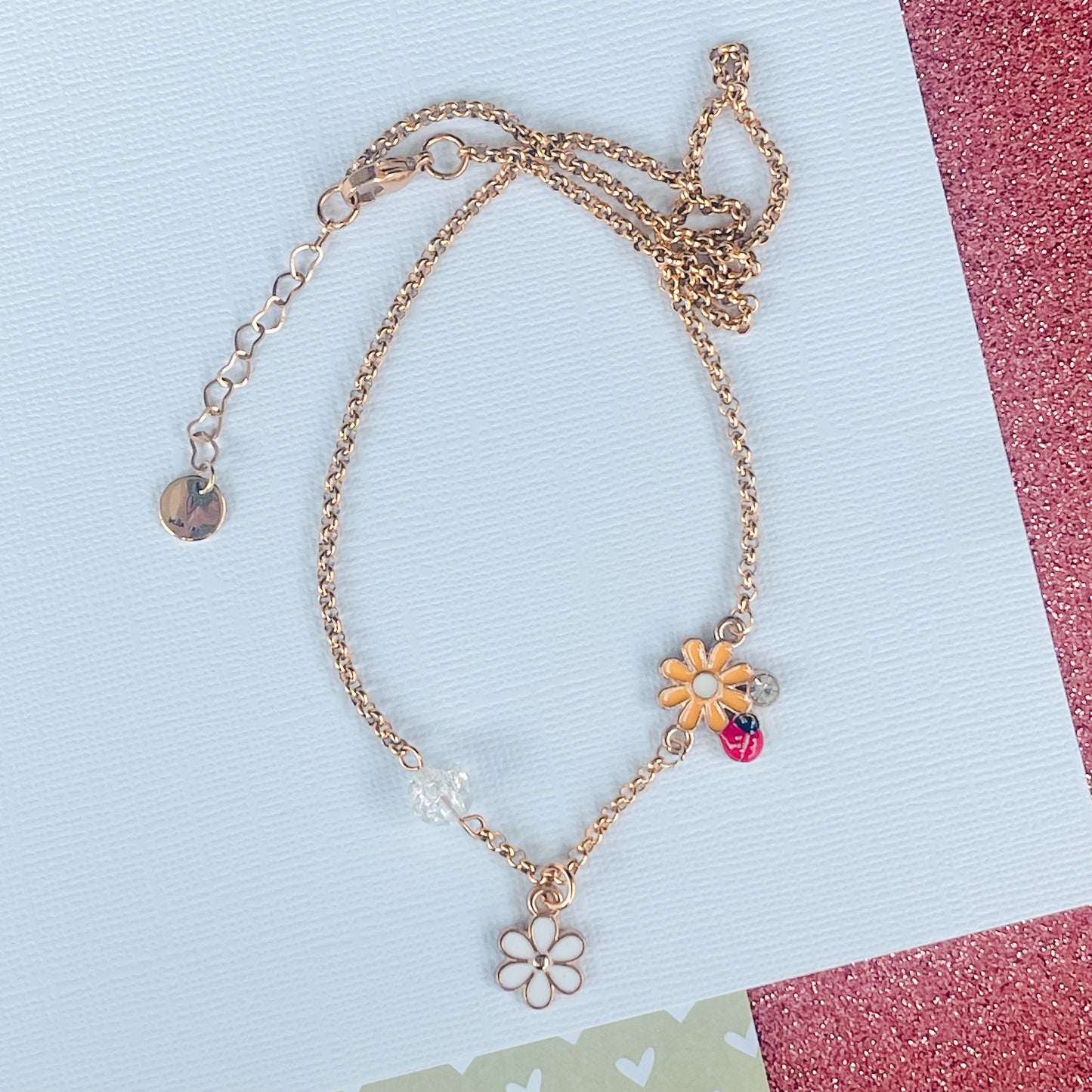 Ladybug Springtime Necklace