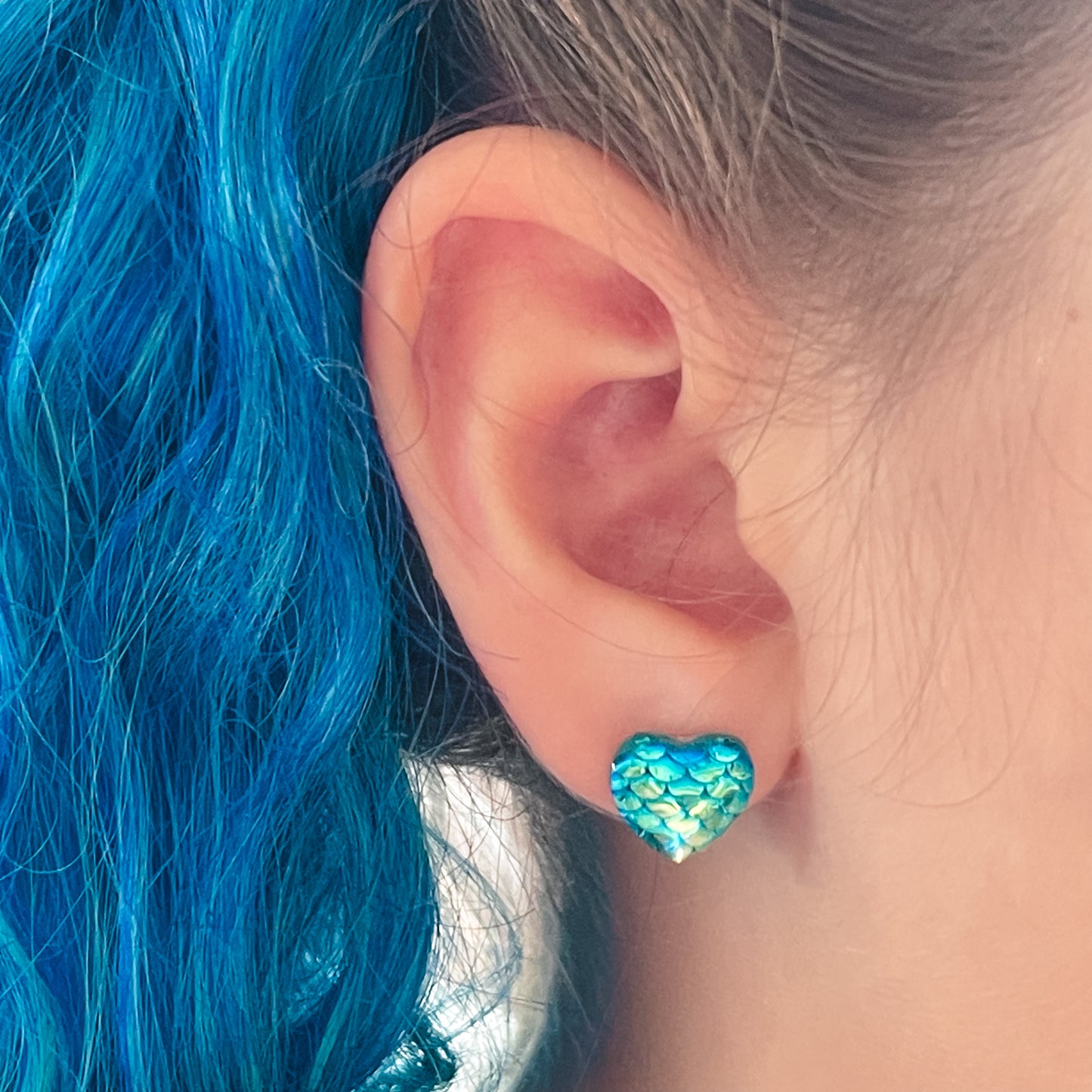 Twilight Shimmer Mermaid Stud Earrings
