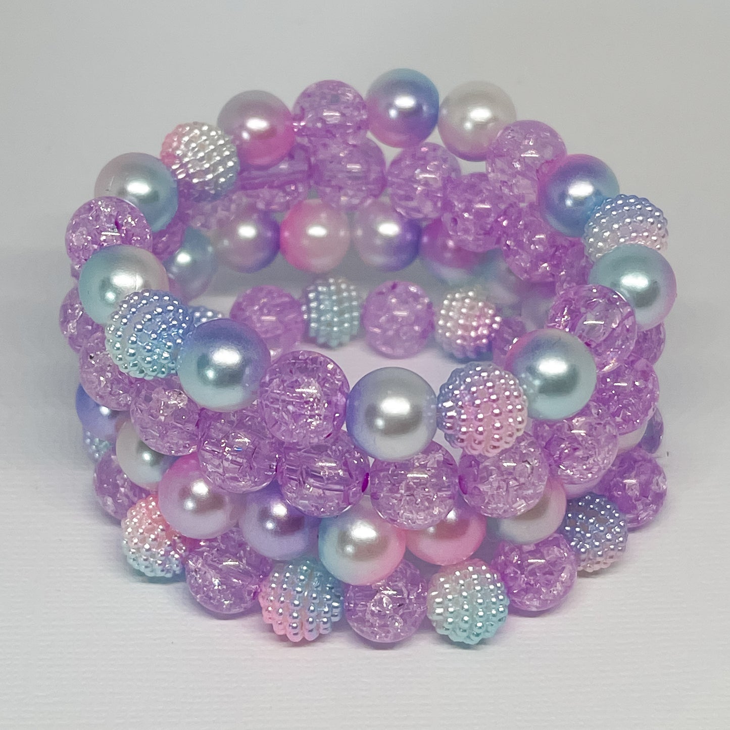 Pastel Purple Bracelet Stack