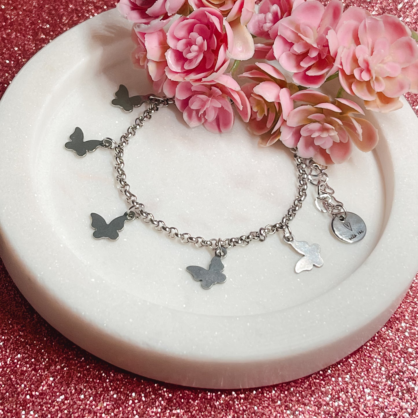 Butterfly Charm Bracelet
