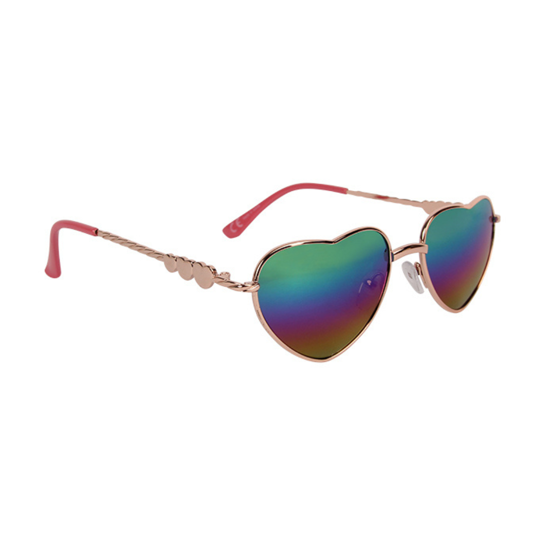 Kids Love Heart Rainbow Sunglasses