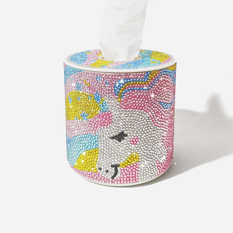 Unicorn Tissue Box Diamond Painting Kit