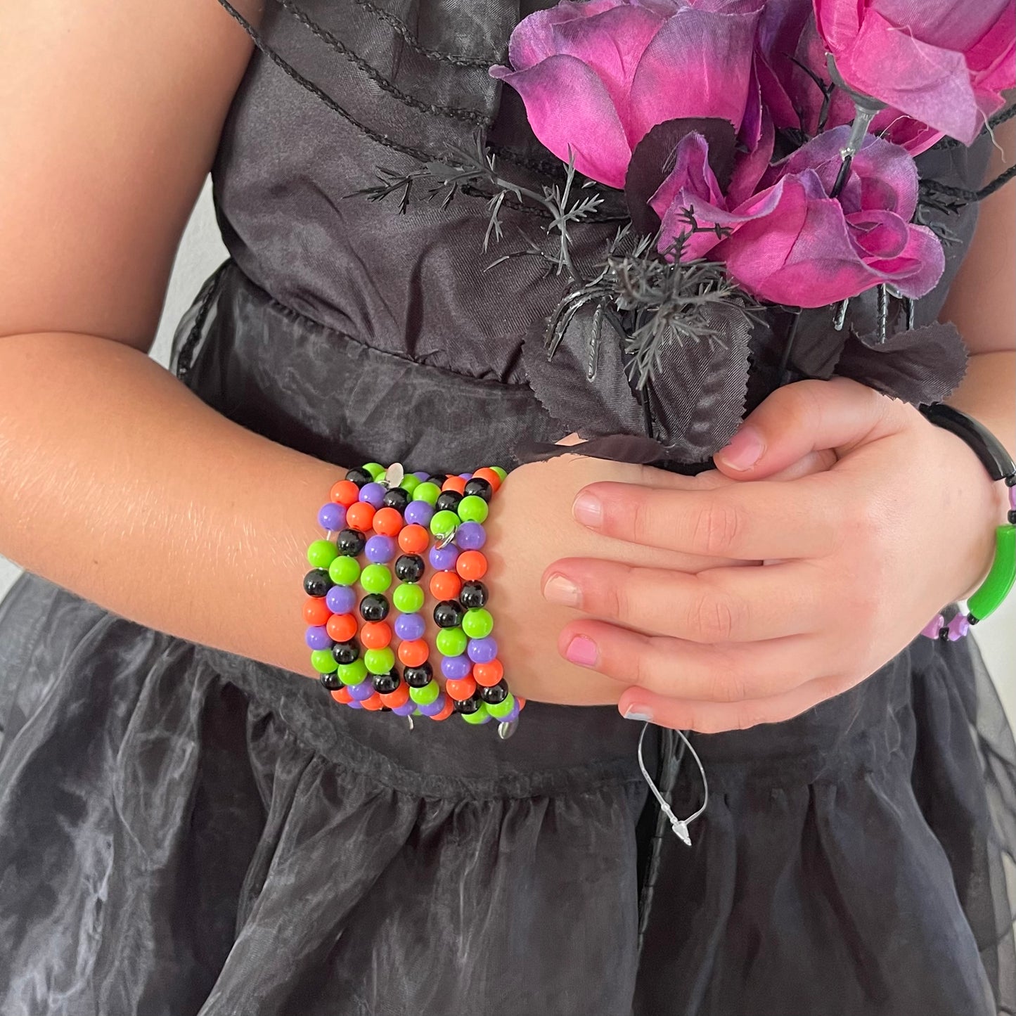 Halloween Bead Bracelet