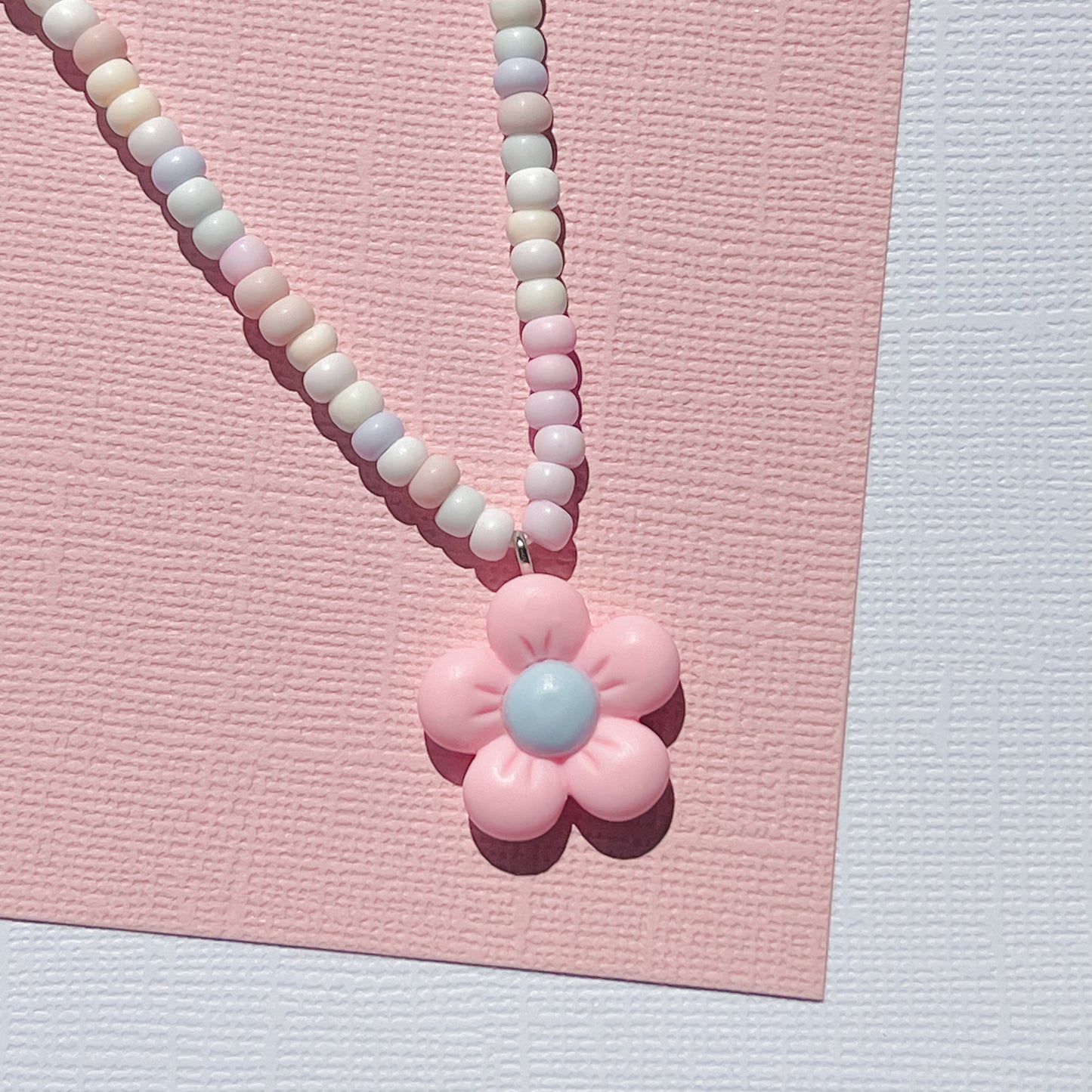 Pastel Flower Necklace