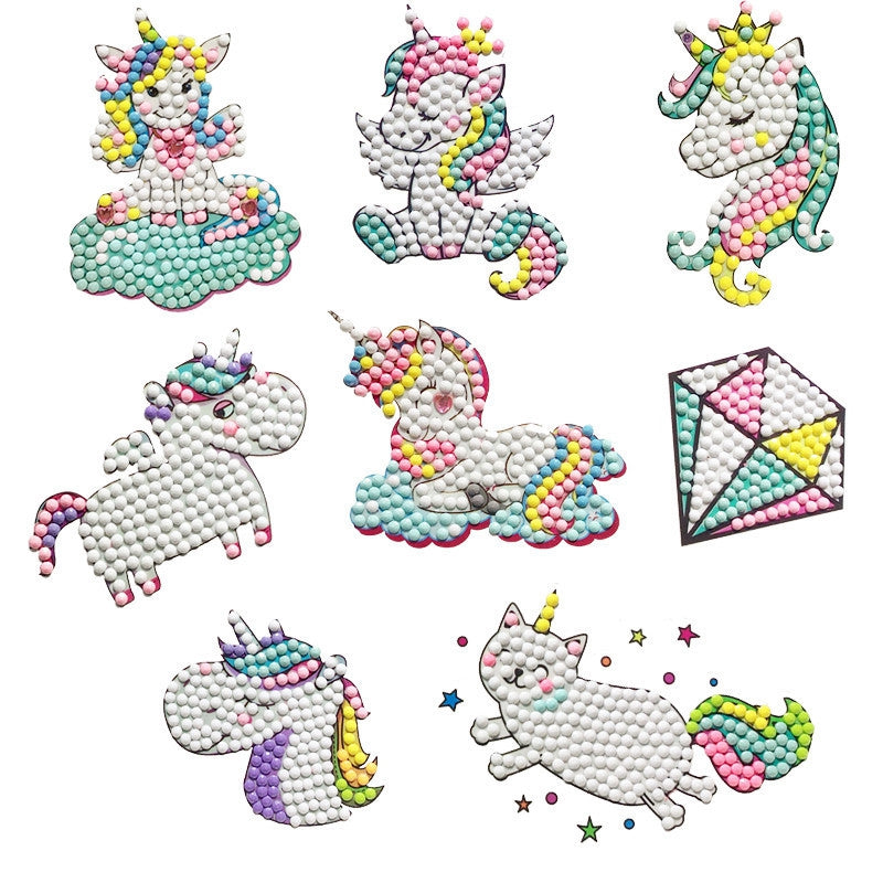 Unicorn Diamond Painting Sticker Kit