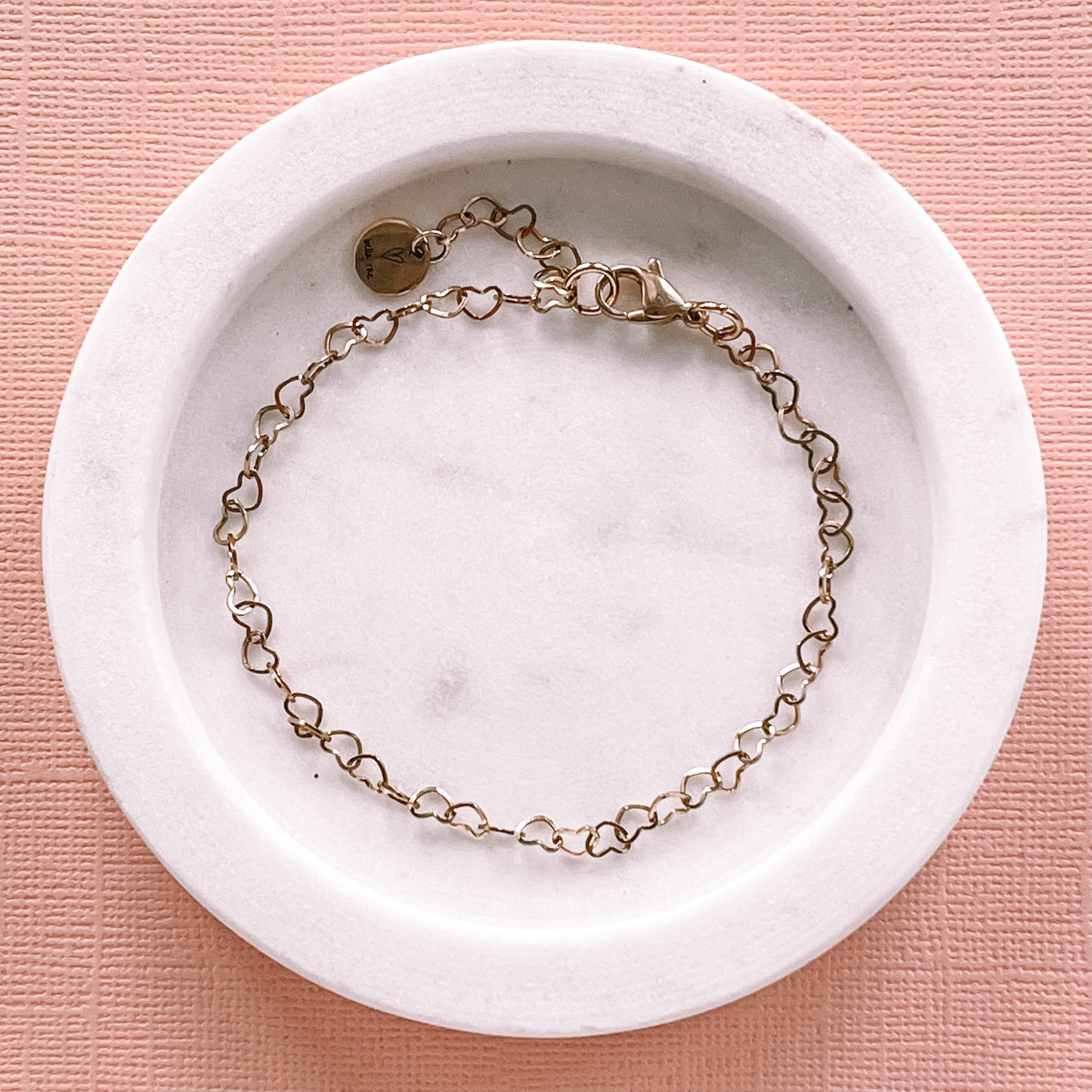 Heart Link Chain Anklet
