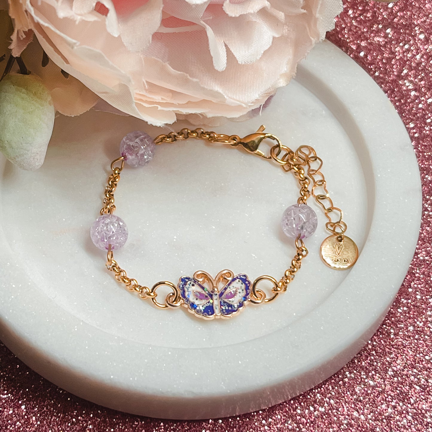 Butterfly Bracelet Purple