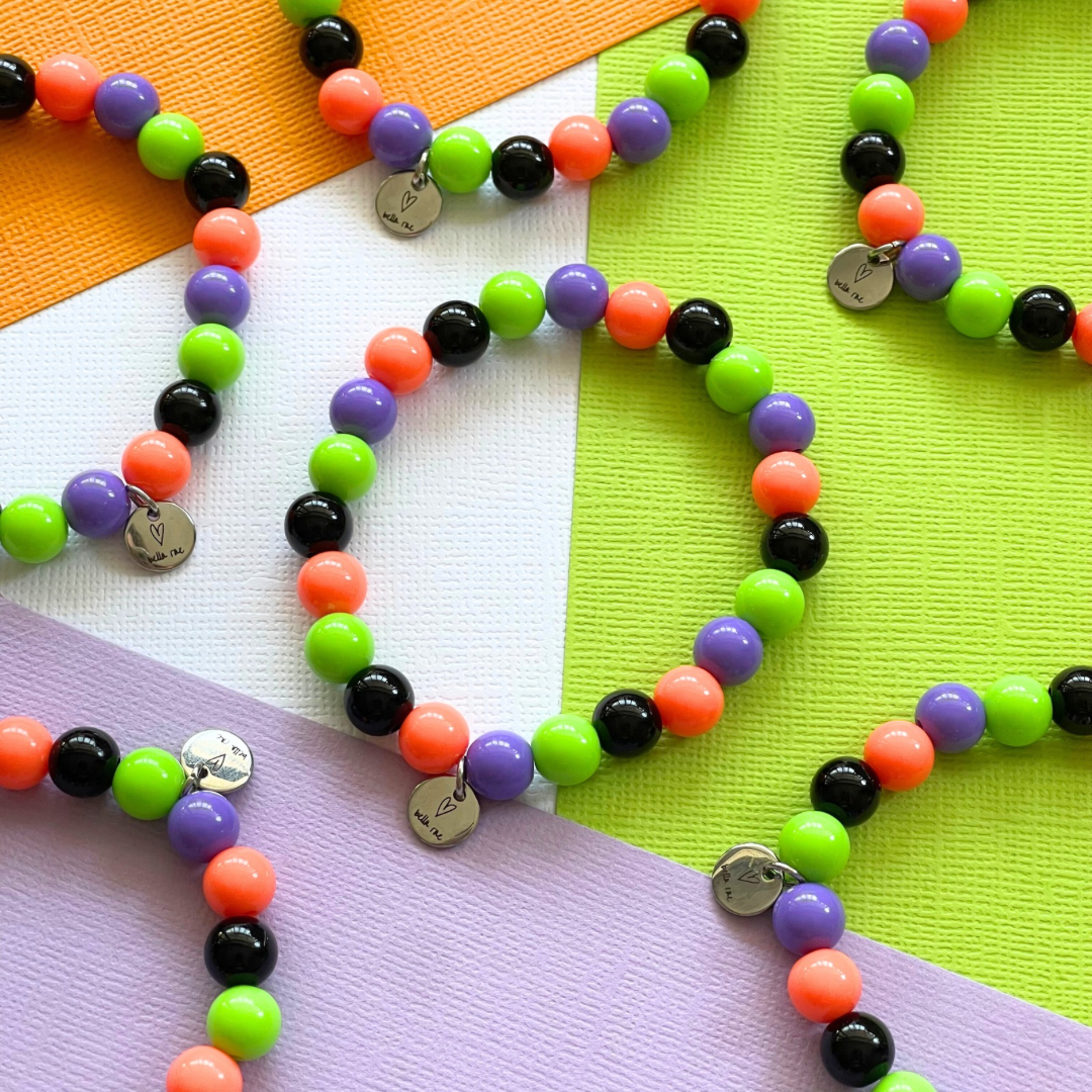 Halloween Bead Bracelet