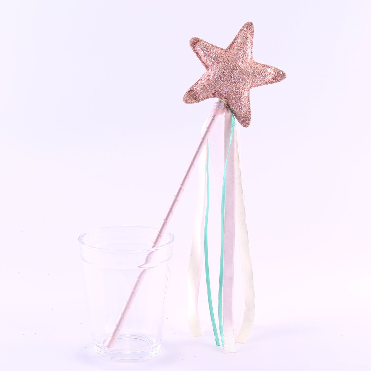 Pink Glitter Star Wand
