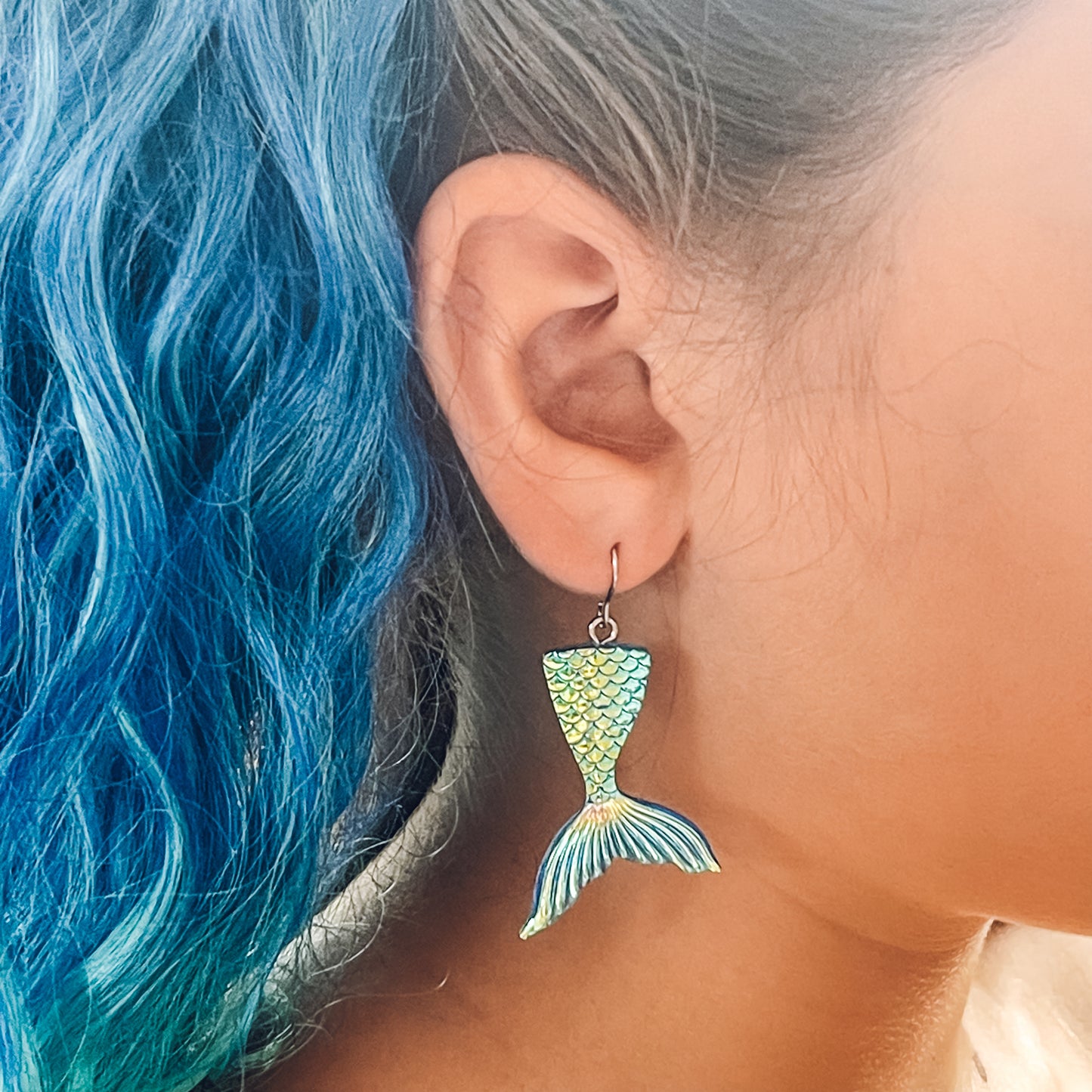 Twilight Shimmer Mermaid Tail Earrings