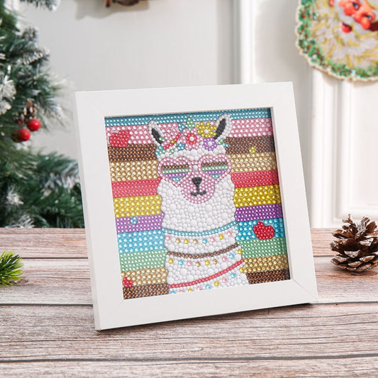 Framed Lama Diamond Painting Kit