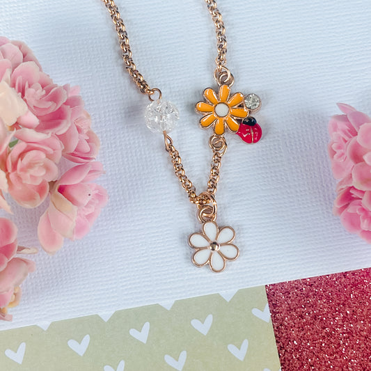 Ladybug Springtime Necklace