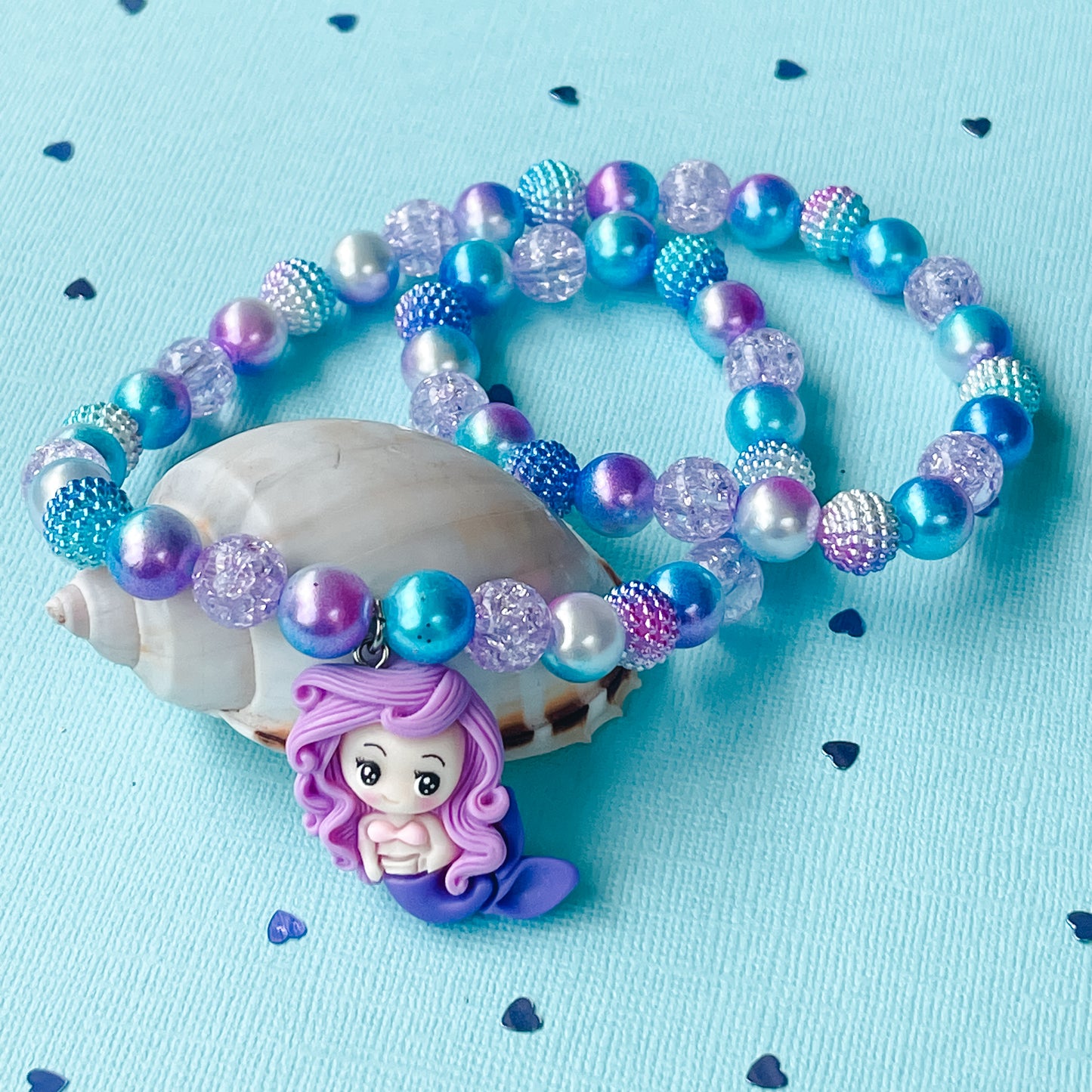 Lavender Lagoon Mermaid Necklace