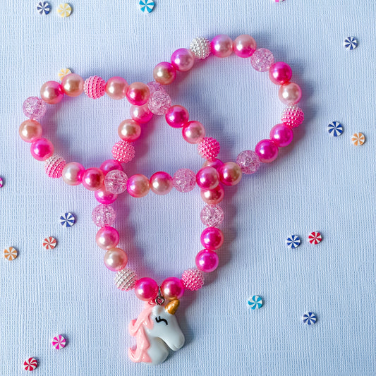 Sunset Blaze Unicorn Necklace