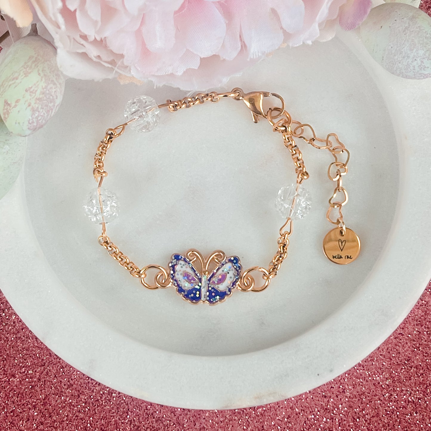 Butterfly Bracelet White